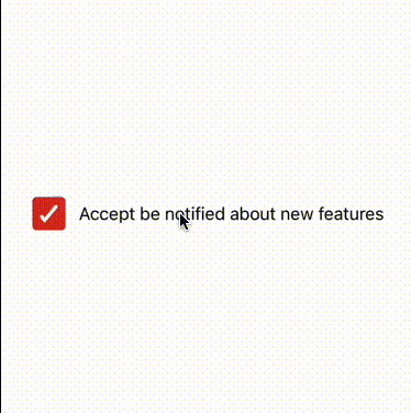 CheckboxWithLabel Result