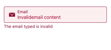 TextInputWithIcons Example